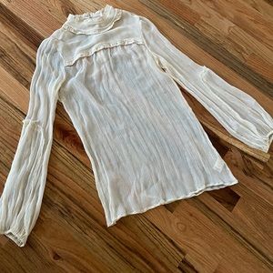 Free People Sheer Blouse
